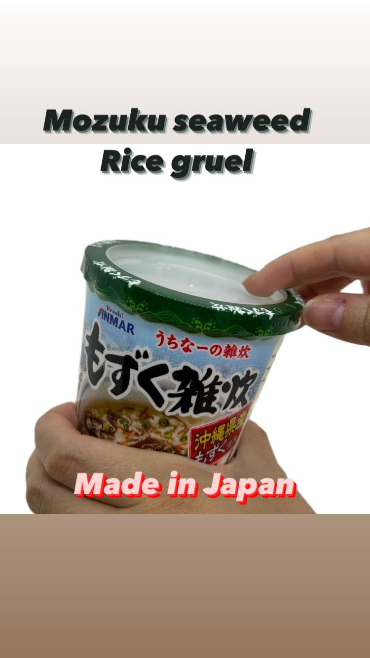 Okinawa MOZUKU Seaweed Zosui Rice Gruel Miso flavor soup 5 cups